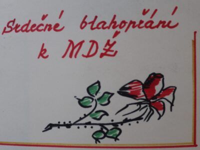 1980 Během oslav MDŽ se každoročně tmelil kolektiv